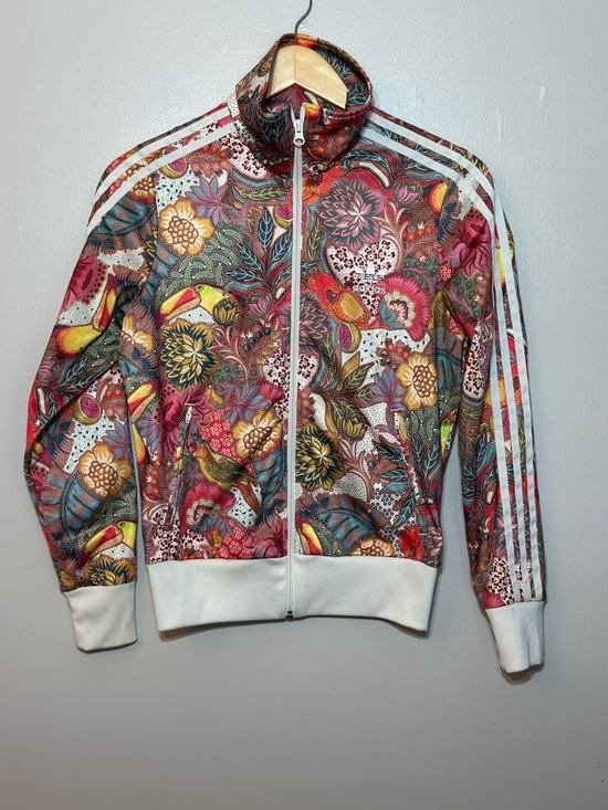 Adidas Originals X Farm Rio Fugiprabali Firebird Floral Track Jacket Size S - Picture 2 of 11